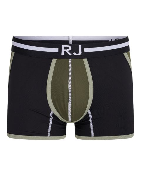 RJ Pure Color Heren Boxershort 'Happy Balls' Donkergroen